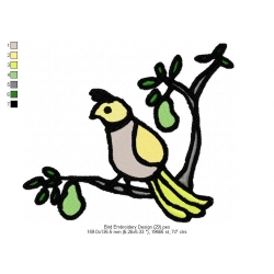 Bird Embroidery Design 29